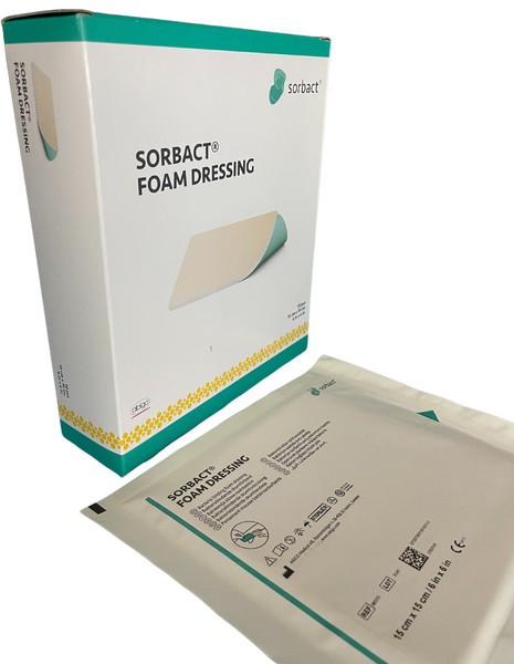 Sorbact Foam Dressing - Box of 10
