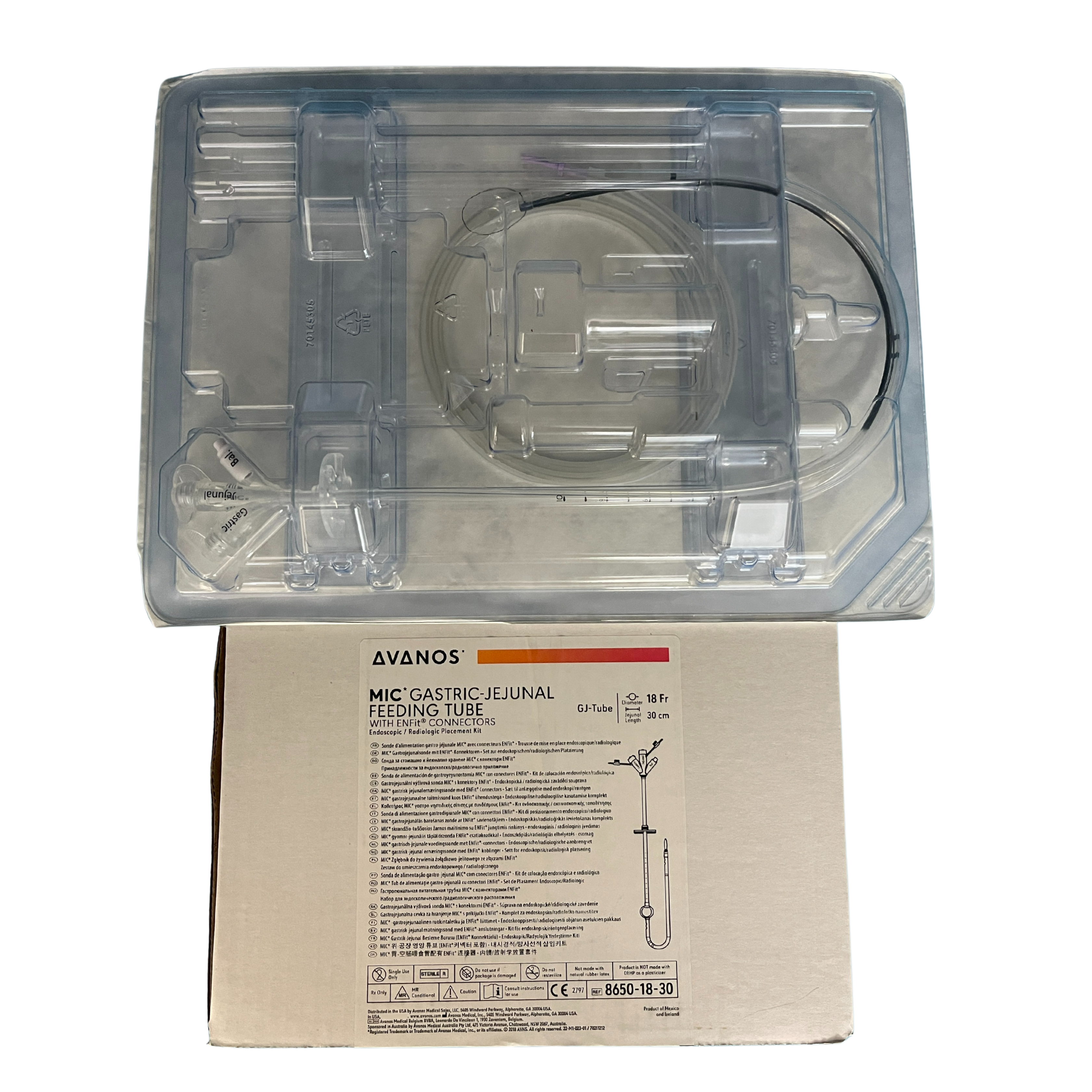 Avanos MIC Balloon Gastric-Jejunal Tube with Enfit - All Sizes