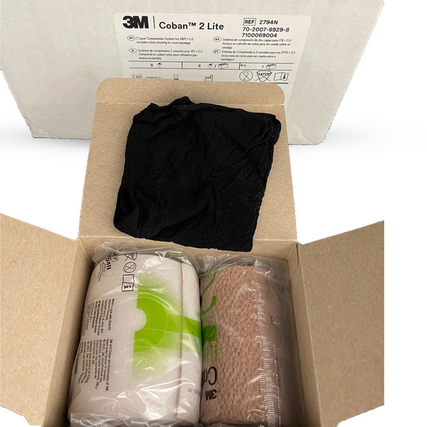 3M Coban 2 Layer Compression System (10cm x 3.2m Lite / 10cm x 3.5m Standard)