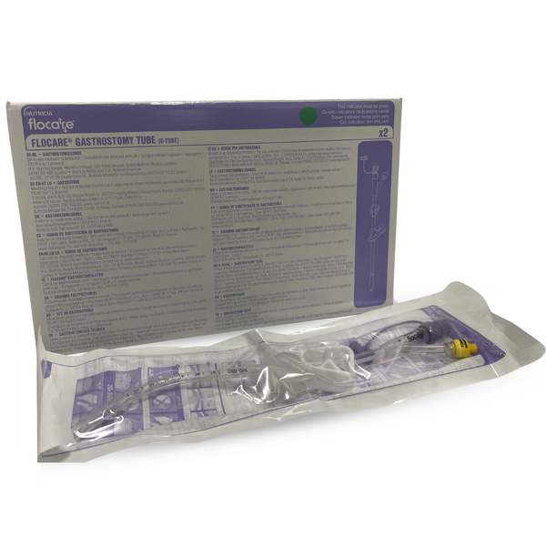 Nutricia Flocare ENFit Gastrostomy Tube G-Tube, CH14, CH18, CH20