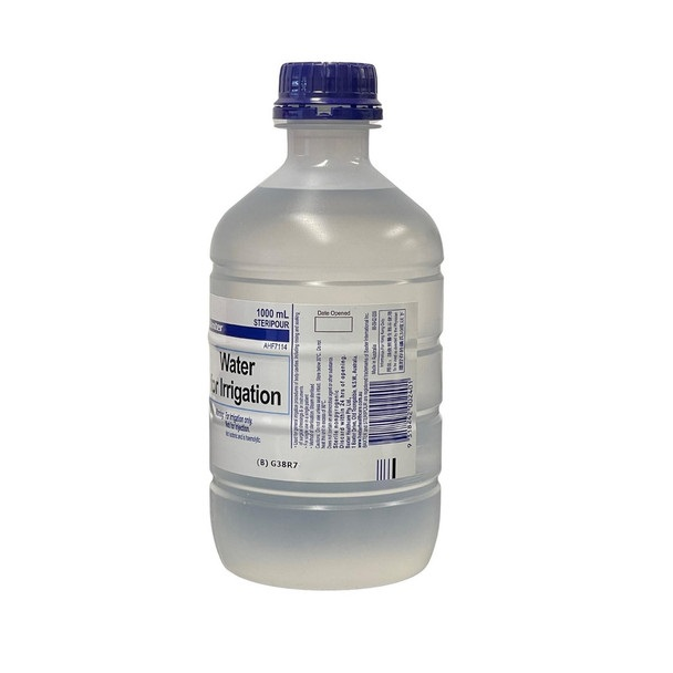 Baxter Water for Irrigation 1 Litre Bottle AHF7114