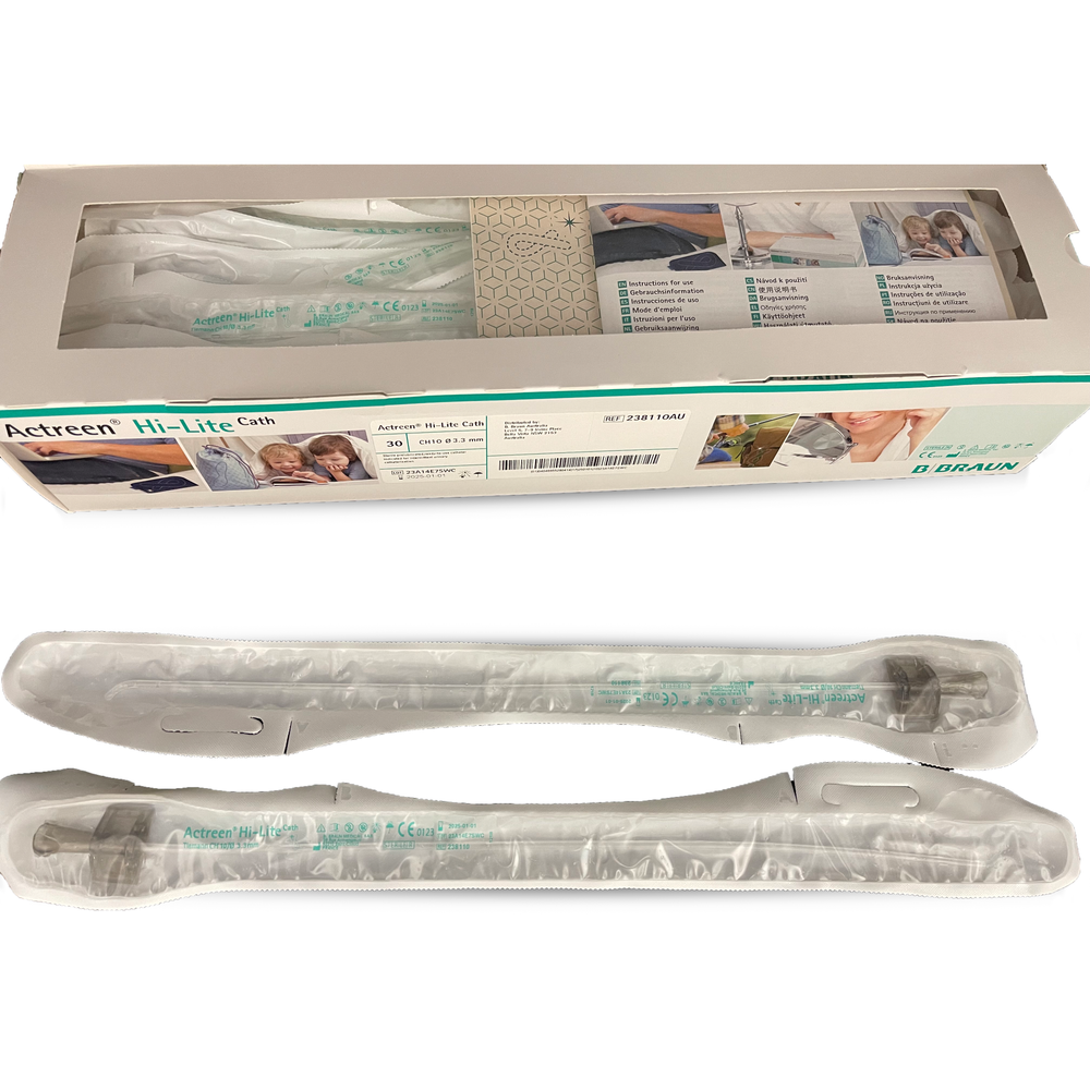 B. Braun Actreen Hi-Lite Cath Tiemann 41Cm, Male, Sterile - All Sizes