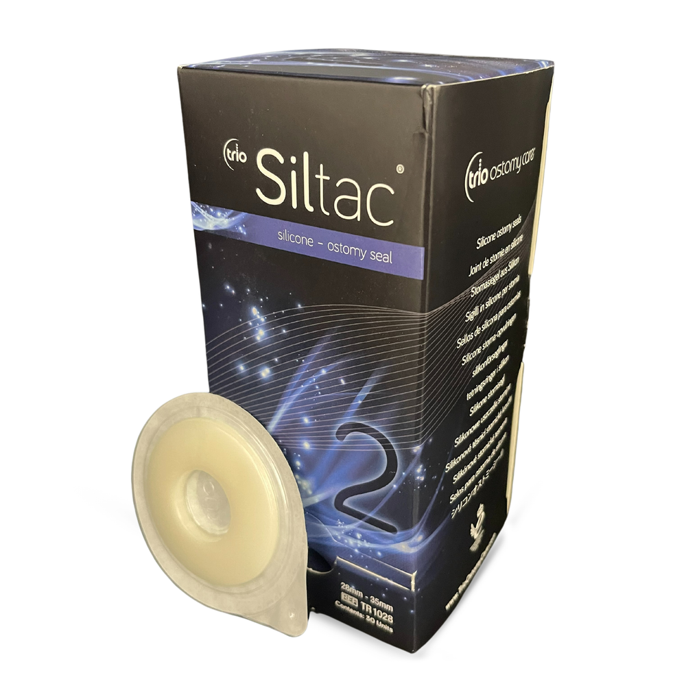 Trio Siltac Silicone Flat Seals Ostomy Cohesive Seal All Sizes