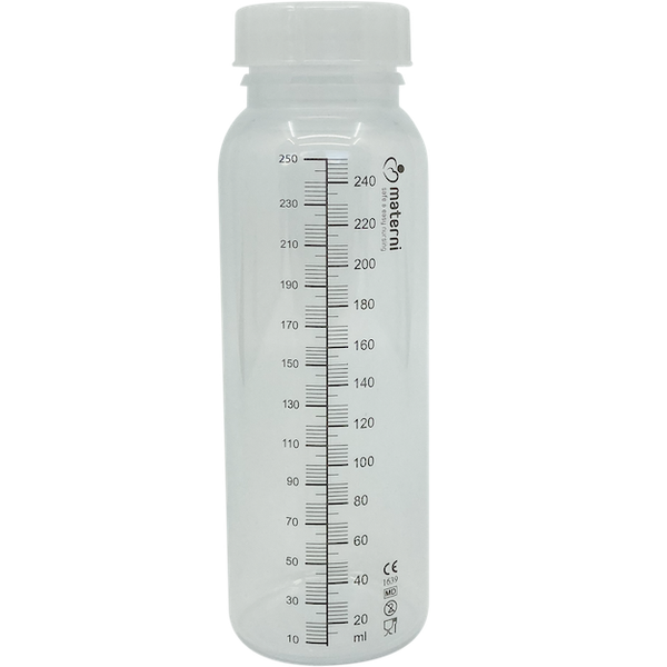 Materni Baby Bottles with Cap, 240mL, Non Sterile, 140pcs/ Box (MI.MEPA0109)