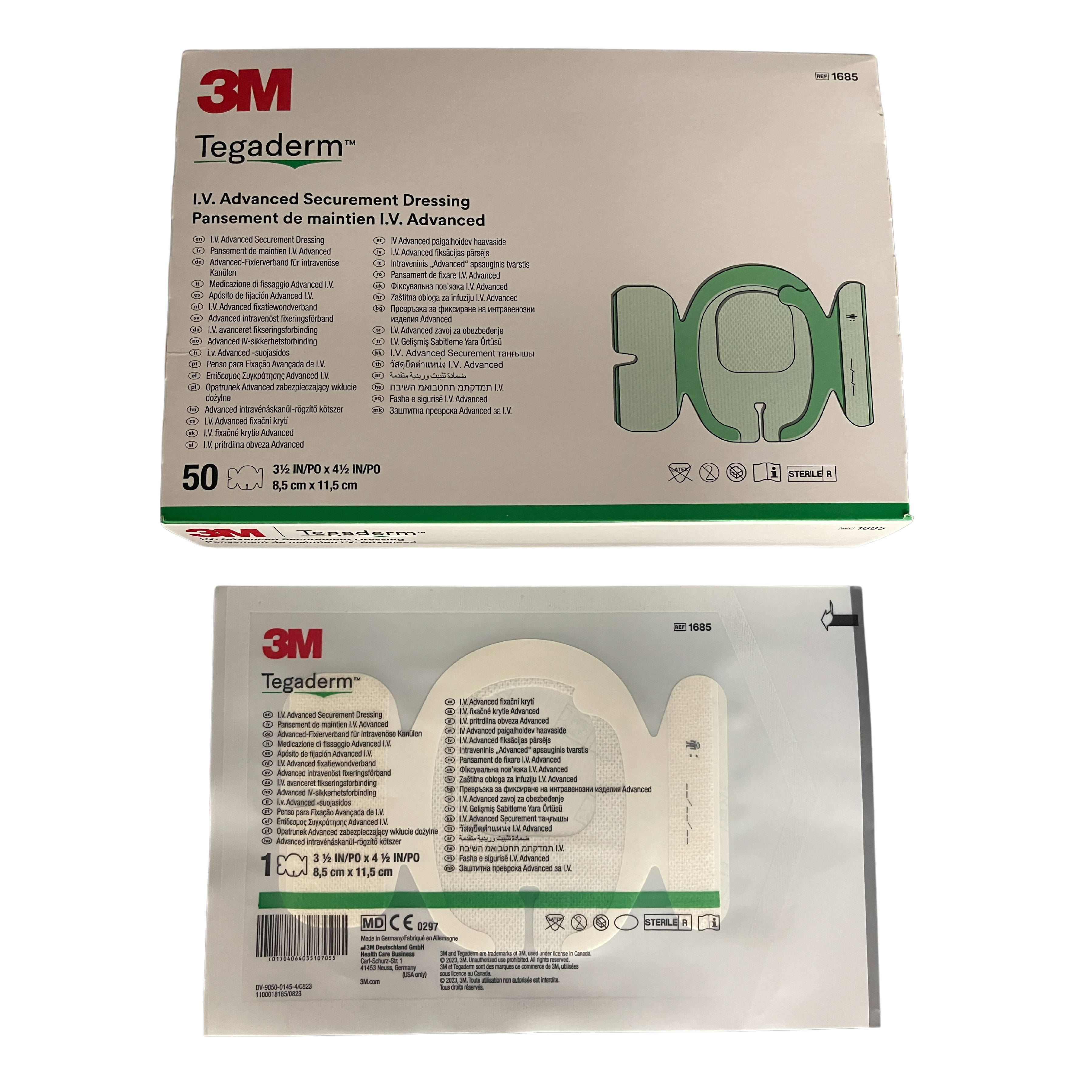 3M Tegaderm I.V. Advanced Securement Dressing - All Sizes