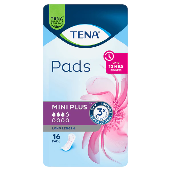 Tena Pads Mini Plus Long Length 256x94mm 140mL (760397)