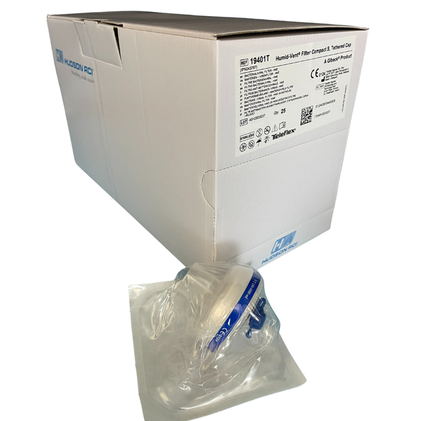 Hudson RCI Humid-Vent Filter Compact With HME, Box of 25 (19401T)