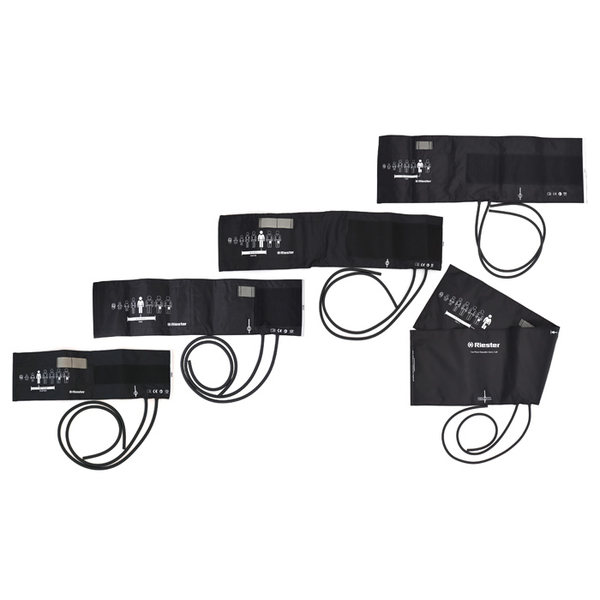 Riester Blood Pressure Cuff & Bladder Latex Free 2 Tube, Each - All Types