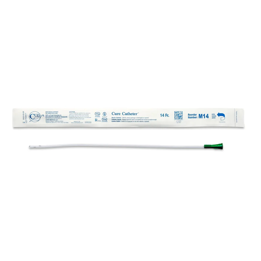 ConvaTec Cure Catheter Uncoated Straight Tip, Male 16