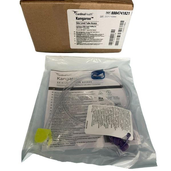 Covidien Kangaroo Continuous Extension Set ENFit, Rigth Angle -  Box of 10 (8884741821)