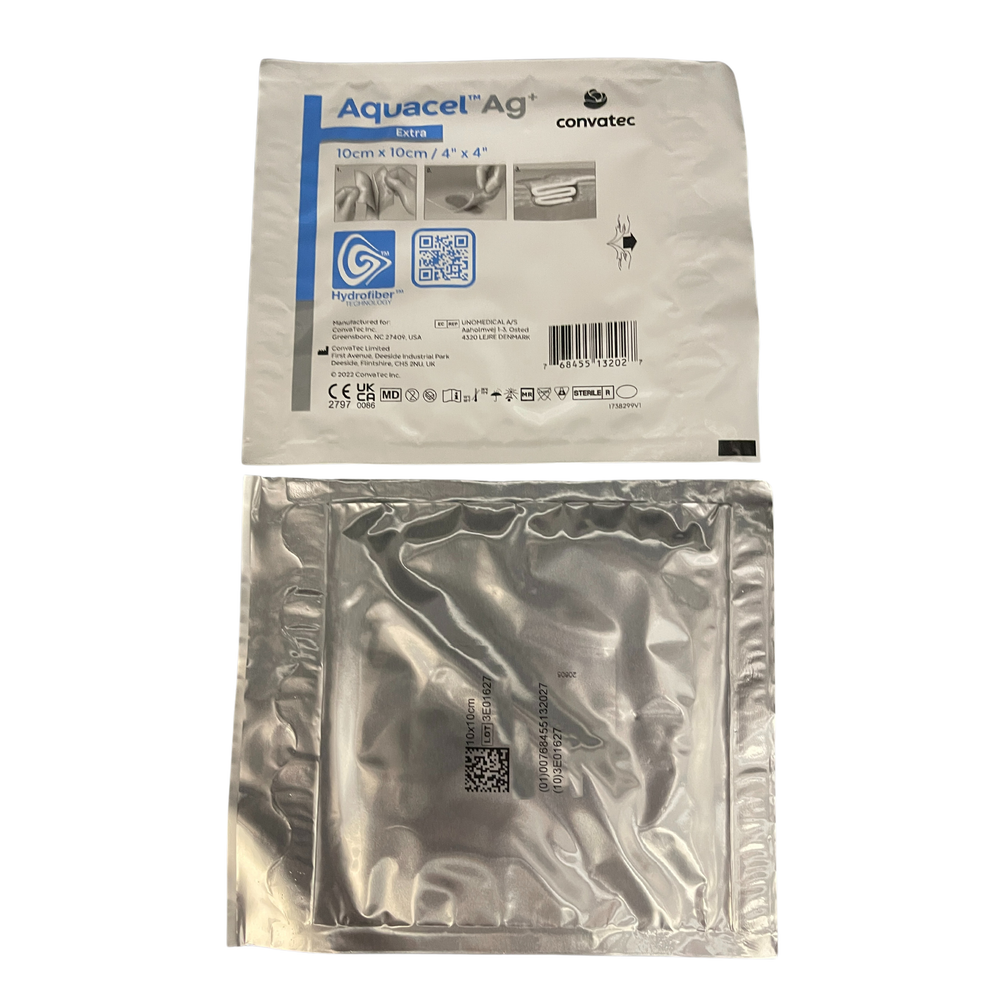 ConvaTec Aquacel Ag+ Extra Enhanced Hydrofiber Dressing - All Sizes 