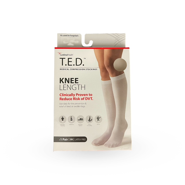 TED Compression Stocking Anti Embolism Knee Stock - Each