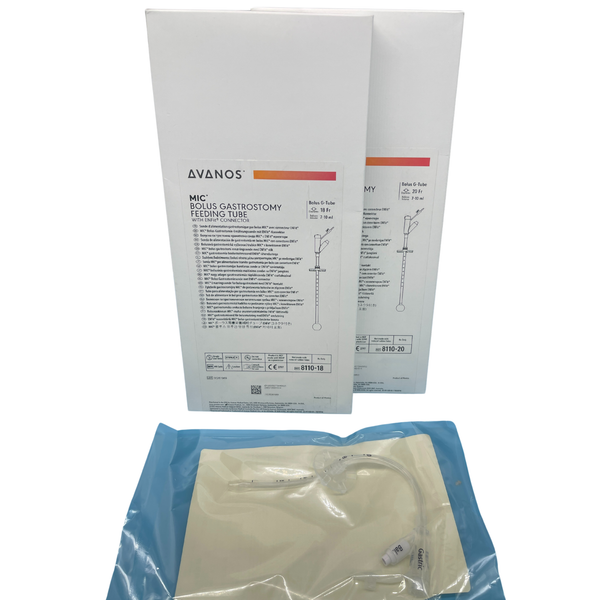 Avanos MIC Balloon Bolus Gastrostomy Feeding Tube With Enfit Connectors Gamma Sterile - All Size