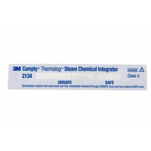 3M Comply Thermalog Chemical Integrator Strips,Box of 250 (2134MM)