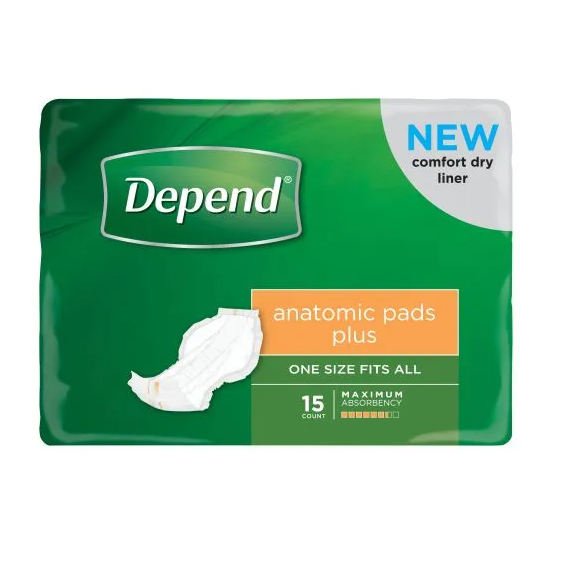 Depend Anatomic Pads - All Type