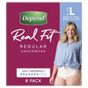 Depend Real Fit Regular Underwear For Women 920ml Nud - All Sizes