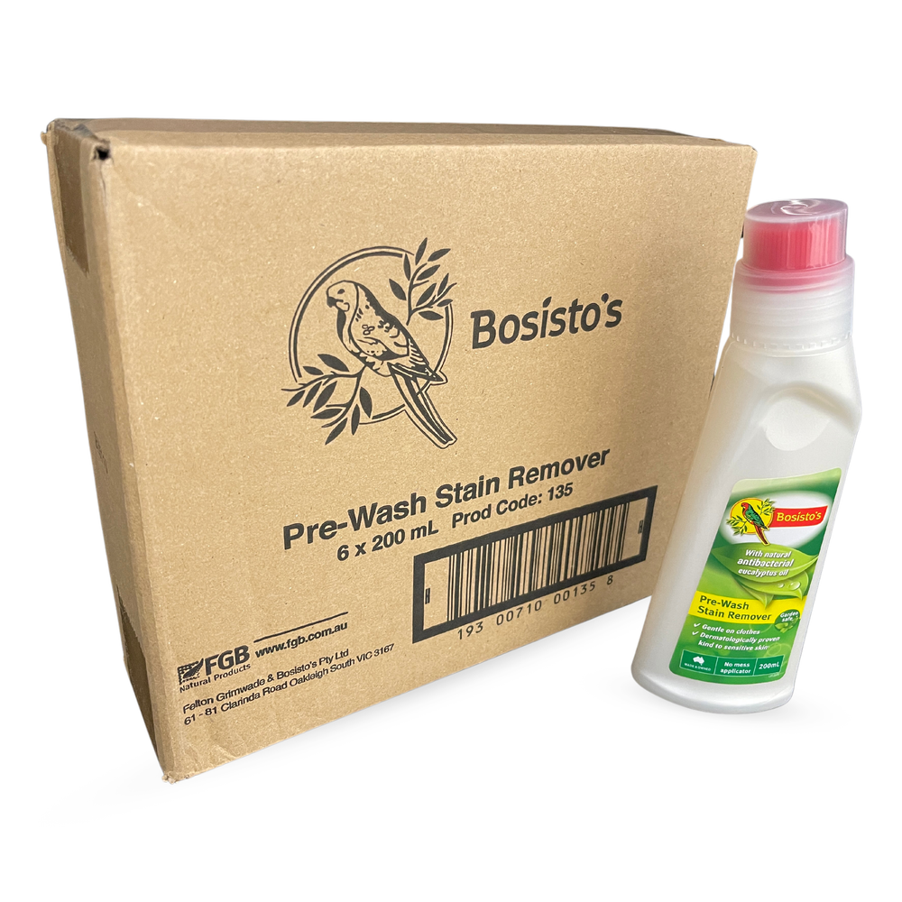 Bosisto's Pre-Wash Stain Remover 200mL Bottle (135)