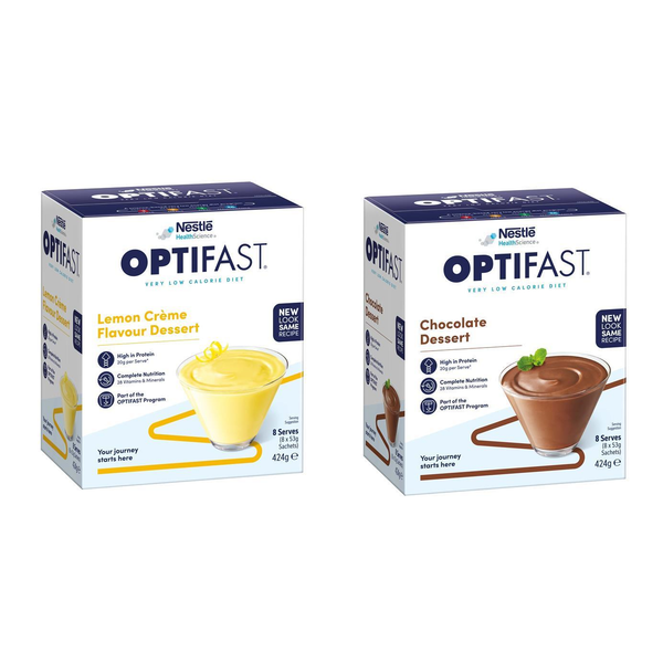 Nestle Optifast VLCD Dessert, 53g Sachets - All Flavours