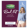 Depend Real Fit Super Underwear For Women 1320ml Nude - All Sizes