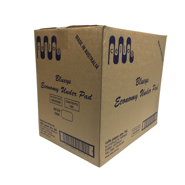 Cello Economy Underpads 40 x 60cm, (50pcs / Pack) - 6packs / Ctn (AEUX300)