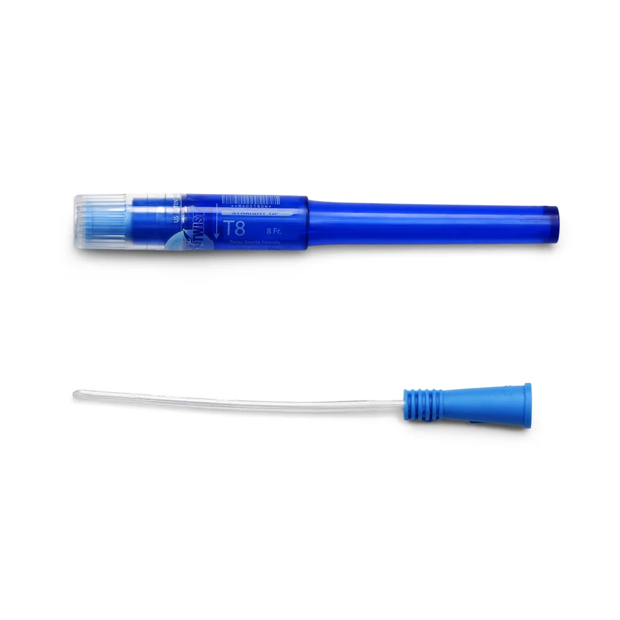 ConvaTec Cure Catheter Twist Pre Lubricated Straight Tip, Female 6