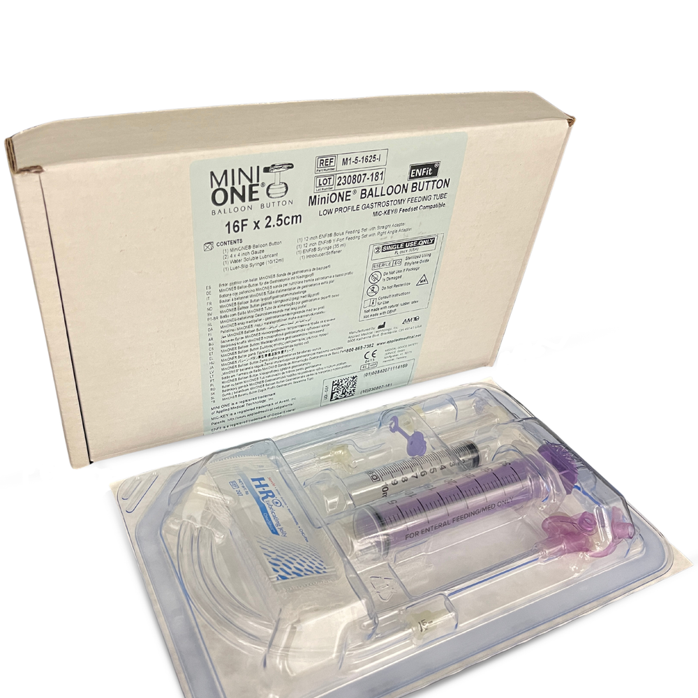 AMT MiniOne Balloon and Non Balloon Enfit Box of 1 - All Sizes