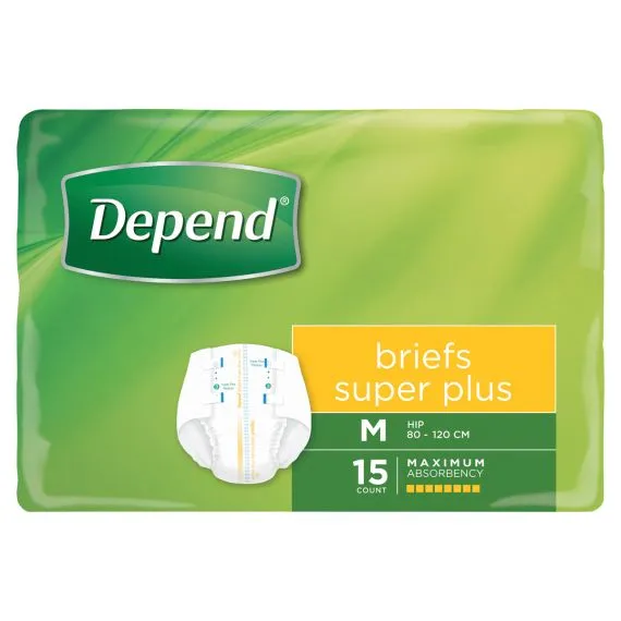 Depend Brief Super Plus Unisex - All Sizes 