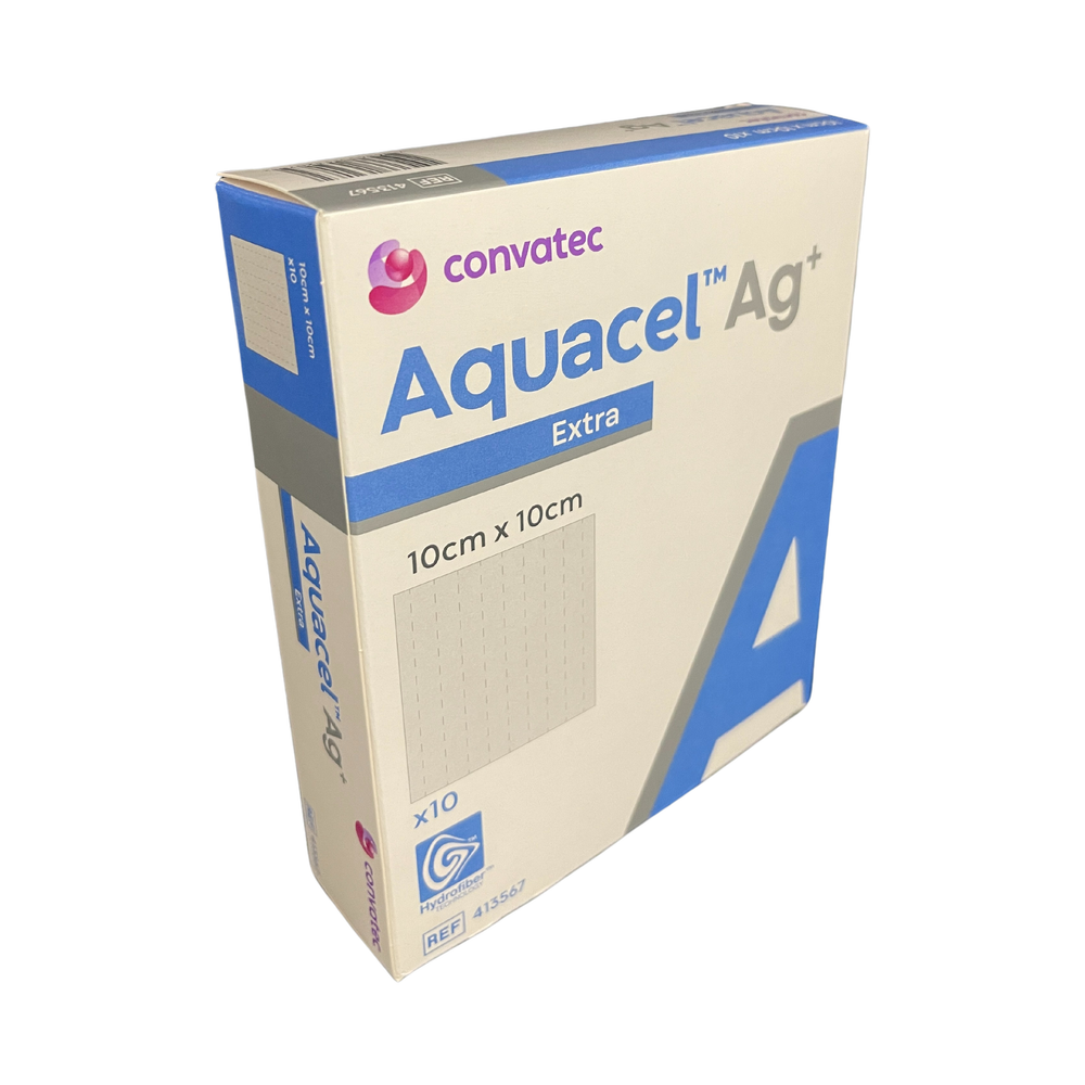 ConvaTec Aquacel Ag+ Extra Enhanced Hydrofiber Dressing - All Sizes 