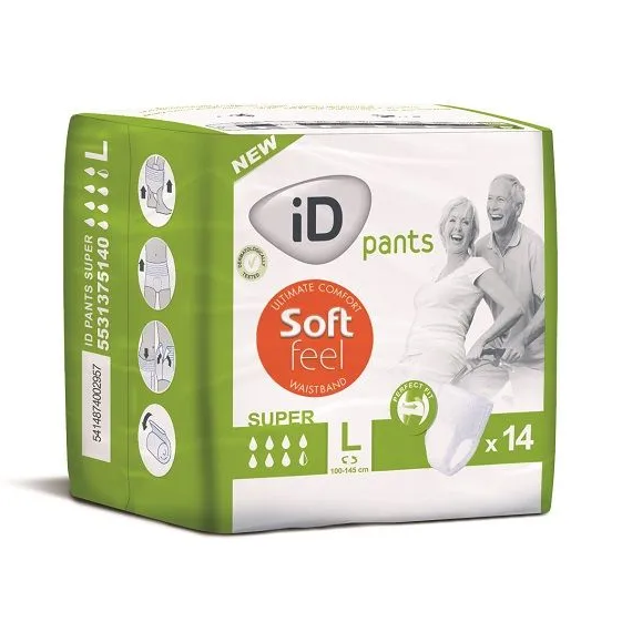 iD Pants Soft Feel Super - All Sizes