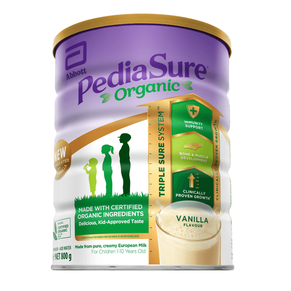 PediaSure Organic Vanilla 800g, Each (2288301)