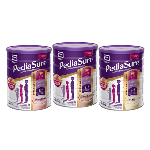 Pediasure Powder 850g Can - Chocolate, Vanilla, Strawberry