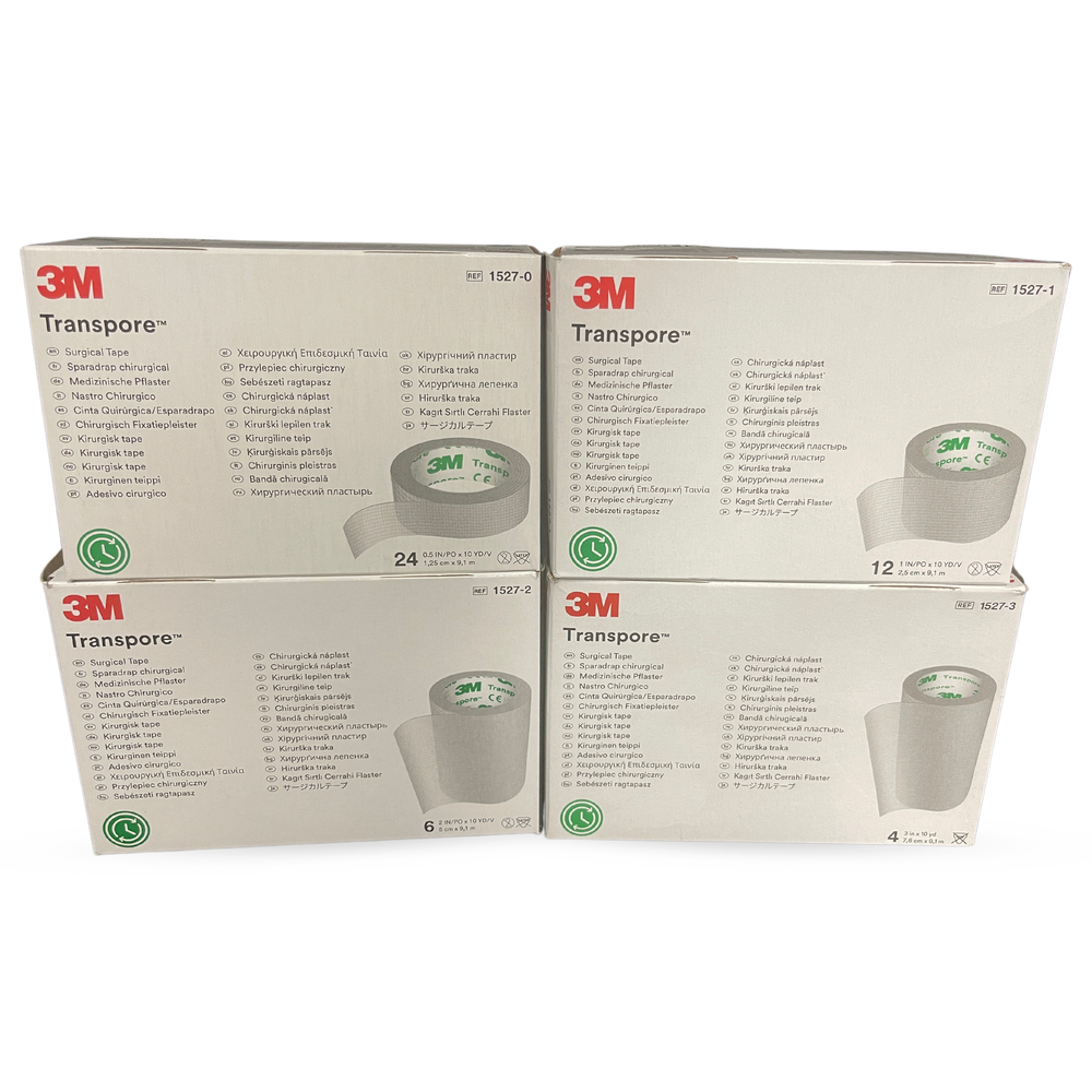 3M Transpore Surgical Tape - All Sizes