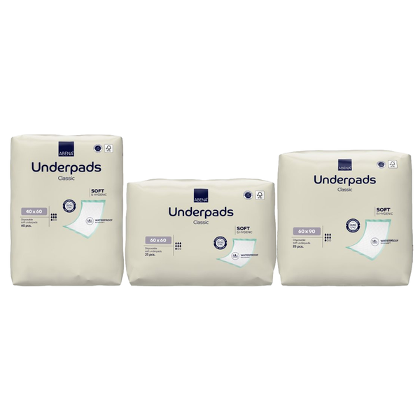 Abena Soft Classic Underpads - All Sizes