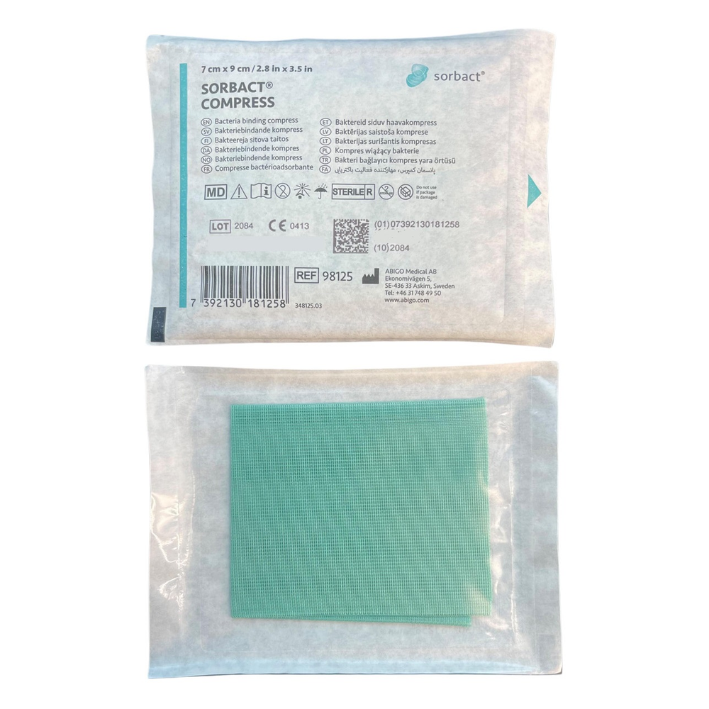 Cutimed Sorbact Compress Dressing 7x9cm (72165-14 / S98125)