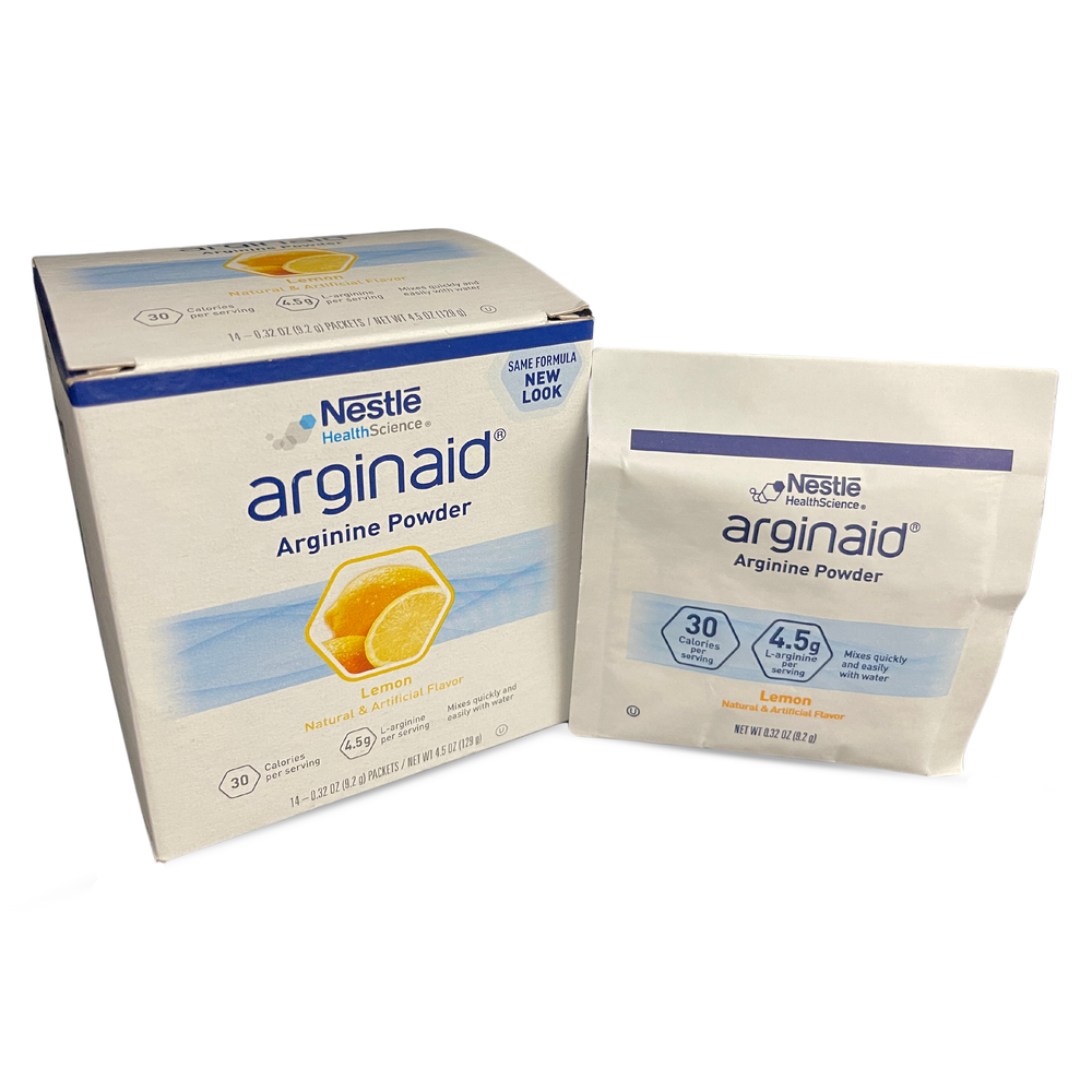 Nestle Arginaid Fat Free Arginine Powder 9.2g Sachets All Flavours