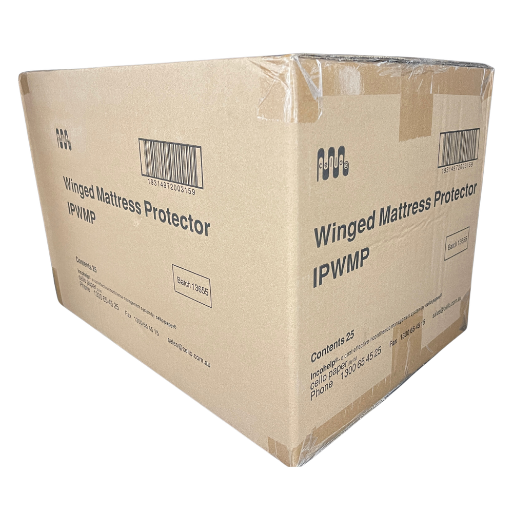 Cello Bed Protector Winged 1900mmx900mm 1000mL (5/ pack) (IPWMP)