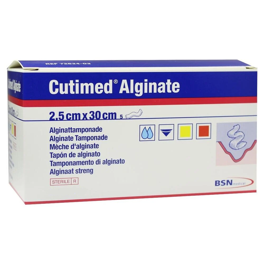 Cutimed Alginate Rope 2.5cm x 30cm - Box of 5