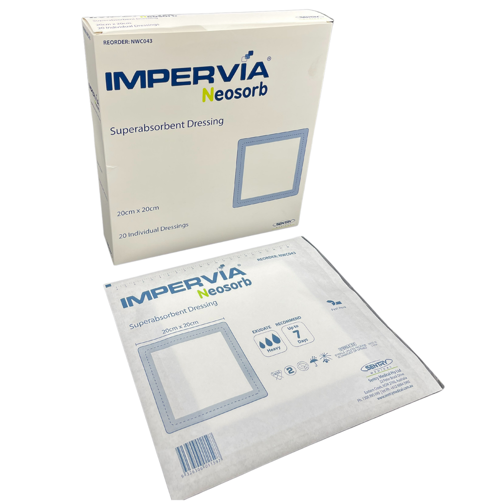 Sentry IMPERVIA Neosorb Superabsorbent Dressing All Sizes