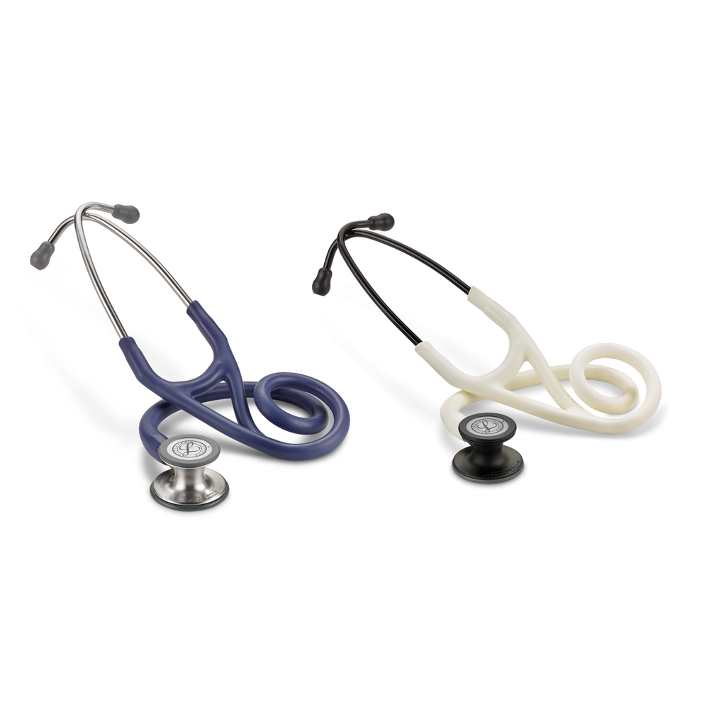 3M Littmann Cardiology IV Diagnostic Stethoscope, Alabaster(6186C), Midnight Blue(6187C) - Box of 1