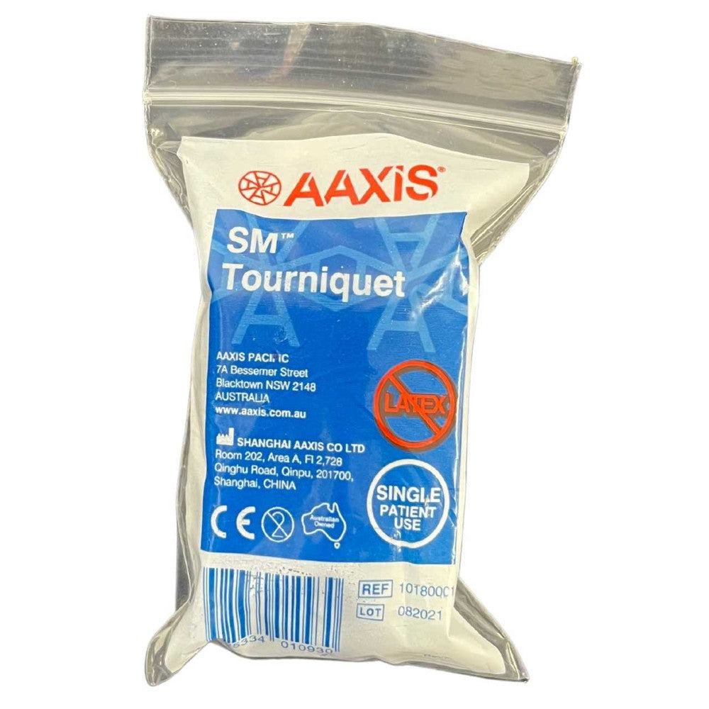 Aaxis SM Tourniquet Blue Latex Free