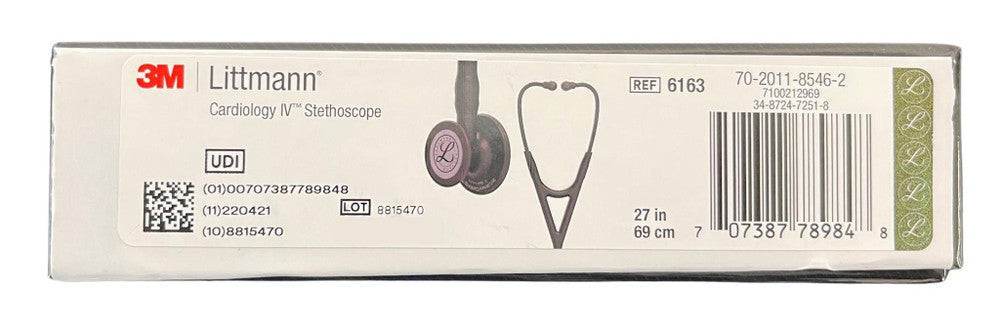 3M Littmann Cardiology IV Stethoscope With Special Edition Black Chestpiece