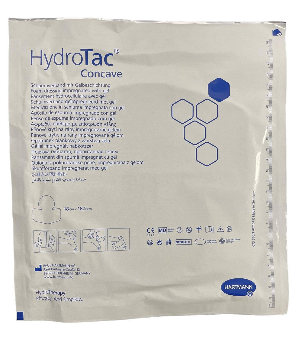 Hartmann HydroTac Concave 18.5 x 18.5cm Dressing All Packaging