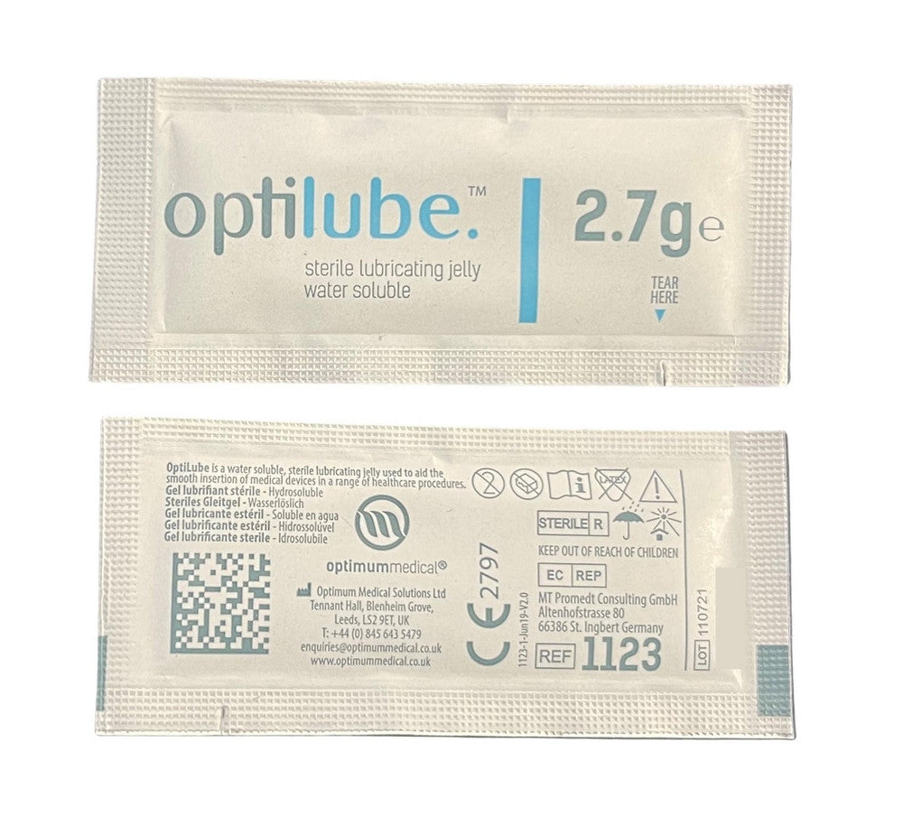 Optilube Lubricating Jelly Sachet 2.7g OM1123 | Medisa Optilube Lubricating Jelly Sachet 2.7g OM1123 | Medisa