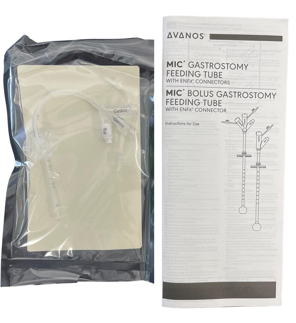 Avanos MIC Balloon Gastrostomy Feeding Tube With Enfit Connectors Gamma