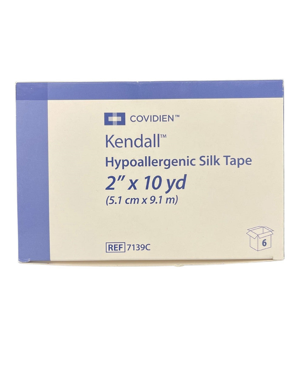 Covidien Kendall Hypoallergenic Silk Tape Adhesive 5.1cm x 9.1m (7139C)