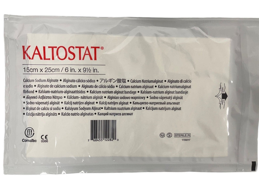 ConvaTec Kaltostat Dressing 15cm x 25cm 168215 All Packaging