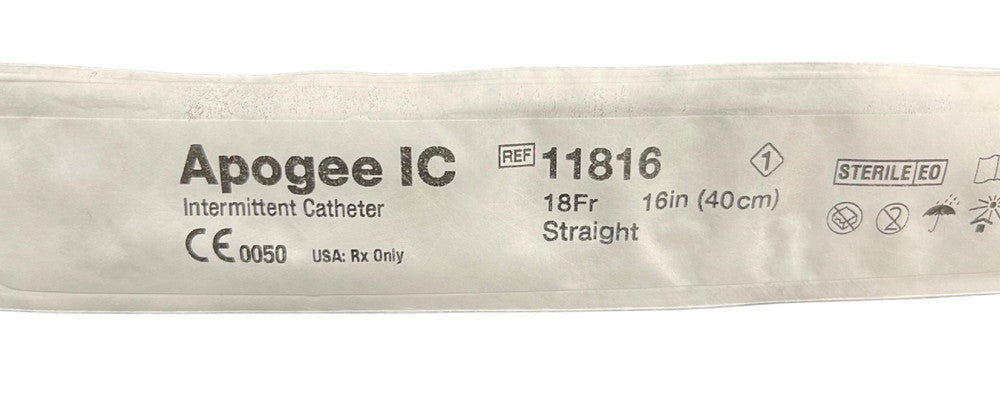 Hollister Apogee Catheter 18Fg Male Intermittent 40cm 11816 30pcs