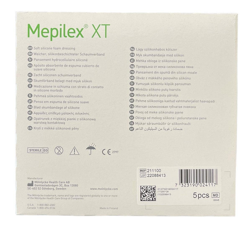 Molnlycke Mepilex XT Absorbent Foam Dressing All Sizes