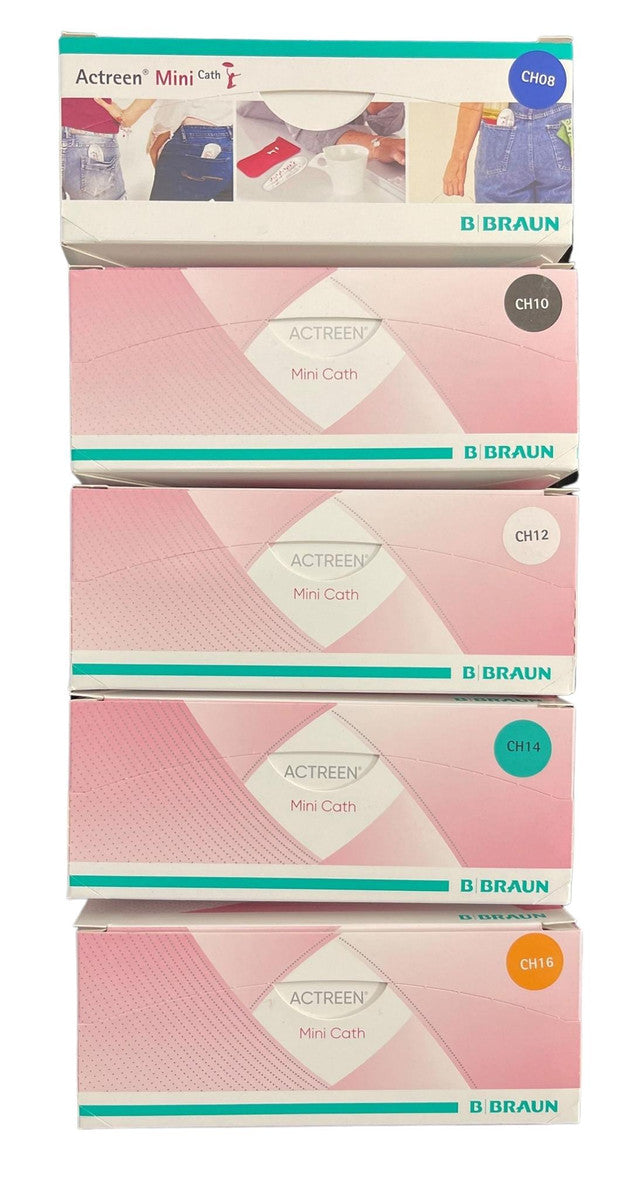 B. Braun Actreen Nelaton Female Mini Catheter All Sizes