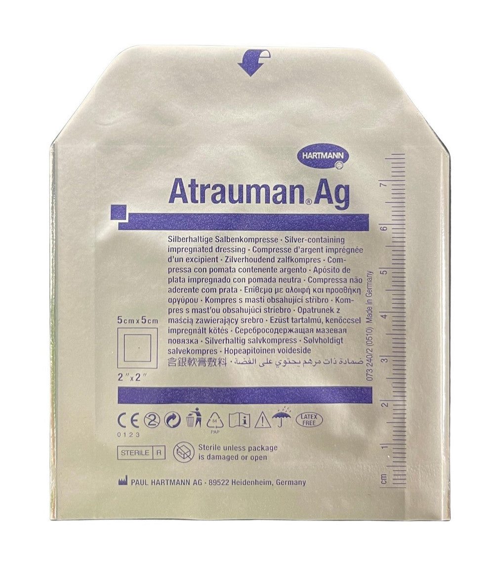 Hartmann Atrauman Ag Silver Wound Contact Layer Dressing All Sizes